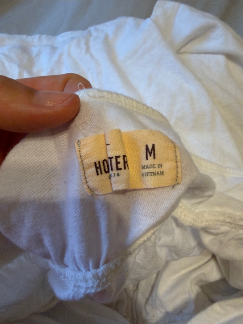 Hollister Strapless White Ruffle Front Women’s Dress - Picture 4 of 4